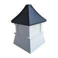 thumbnail image 4 of Accentua Yosemite Cupola, 24 in. Square, 38 in. High, Composite Vinyl with Black Aluminum Roof, 4 of 5