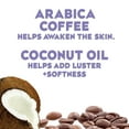 OGX Smoothing + Coconut Coffee Exfoliating Body Scrub with Arabica