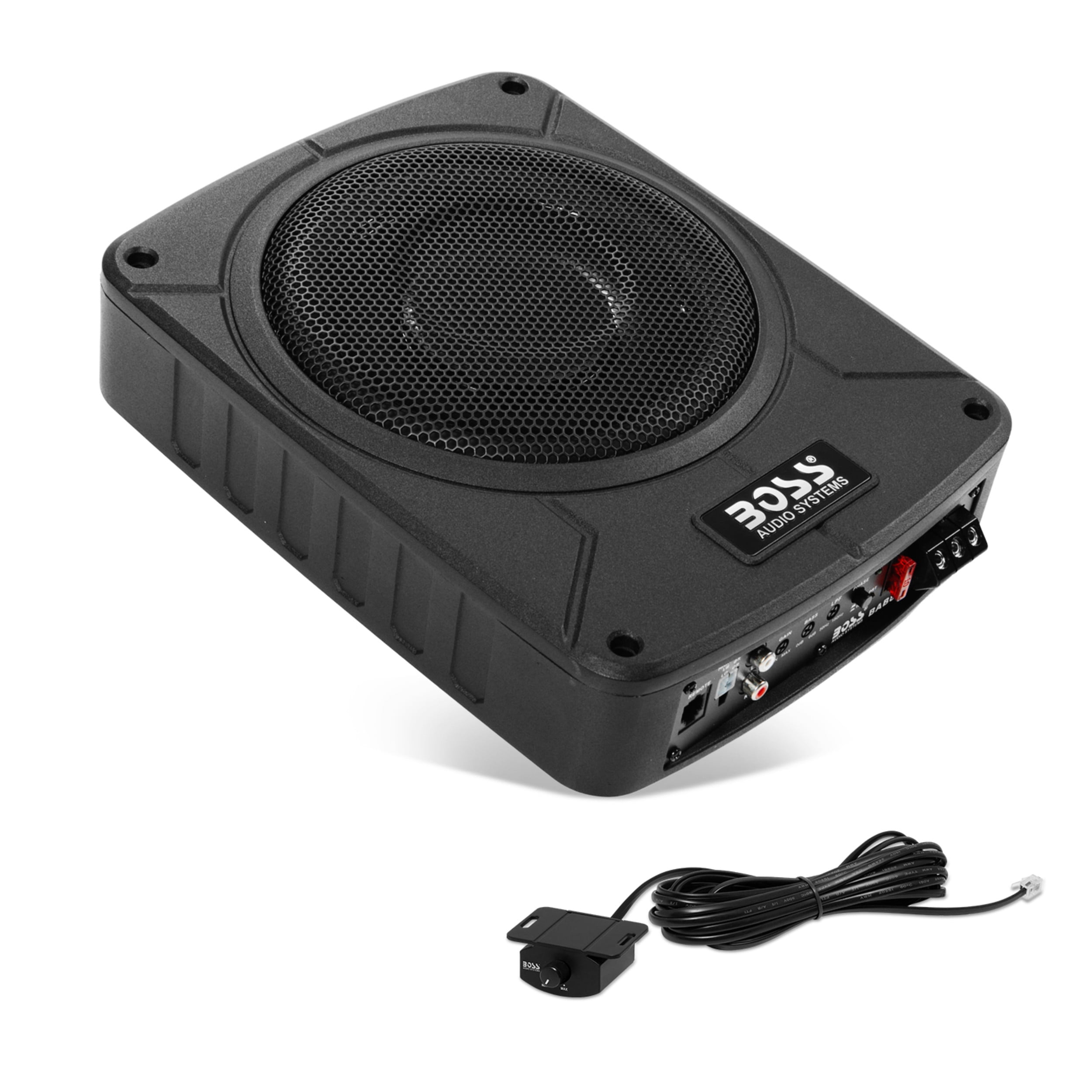 Sydøst tiltrækkende Margaret Mitchell BOSS Audio Systems BAB8 8 Inch Powered Under Seat Car Audio Subwoofer - 800  Watts Max, Low Profile, Remote Subwoofer Control, For Truck, Boxes and  Enclosures - Walmart.com