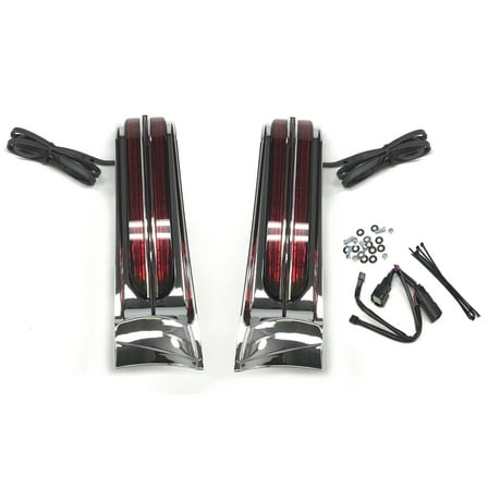 Ciro Chrome Rear Filler Panel LED Lights (40050)