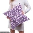 thumbnail image 5 of Ambesonne Nature Fabric by the Yard Upholstery, Minimalist Trees Flowers Art, 10 Yards, Violet and White, 5 of 5