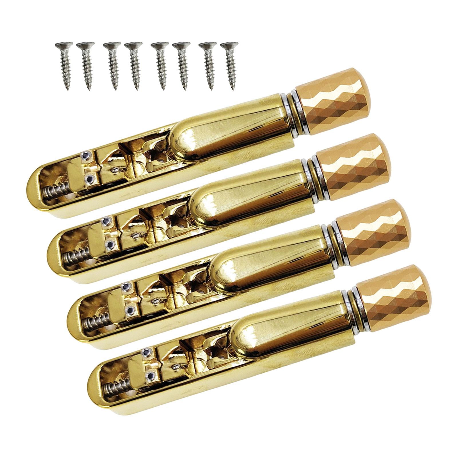 Guitar Bridge System Headless Tailpiece String Lock Zinc Alloy Durable Easy Install for Bass Guitar Parts
