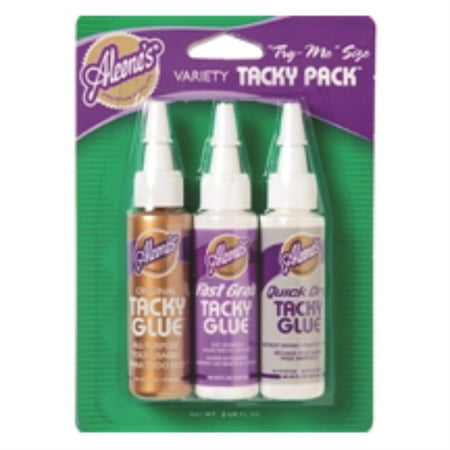 UPC: 0017754258038 | Aleene s Try Me Size Tacky Pack .66oz 3/Pkg-Original  Fast Grab & Quick Dry