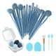 thumbnail image 1 of Dinheiro Brochas de Maquillaje Kit de Maquillaje de 22 Piezas, Brocha para Base, Brocha para Sombra de Ojos, Juego de Brochas de Maquillaje (Azul, Juego de 22 Piezas), 1 of 7