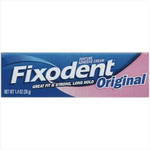 Fixodent Original Denture Adhesive Cream, 1.4 Oz.