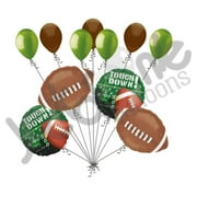 11 pc Football Frenzy Balloon Bouquet Decoration Foot Ball Happy Birthday Sports