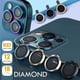 thumbnail image 3 of Protectores De Lente De Cámara Para iPhone 14 Pro MAX 14 Plus Anillo De Metal De Vidrio Cubierta Completa, 3 of 4