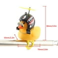 thumbnail image 6 of Motorcycle Accessories Small Yellow Duck Car Bicycle Ornamental Cute Helmet with Propeller Broken Wind Moto Decoration Dropship, 6 of 6