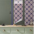 thumbnail image 6 of Ambesonne Damask Peel & Stick Wallpaper for Home, Soft Blooming Pastel Damask, 13"x36", Dark Indigo and Pale Rose, 6 of 6