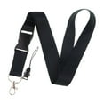 thumbnail image 1 of PEACNNG Lanyards for Id Badges Polyester Lanyards for Keys Simple Lanyard with Id Holder White, 1 of 3