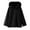 Black, variant on Mercatoo Kids Girls Wool Blend Solid Color Long Coat Toddler 𝐅aux F𝐮r Hood Button Down Pocket Dress Outwear Winter Jacket