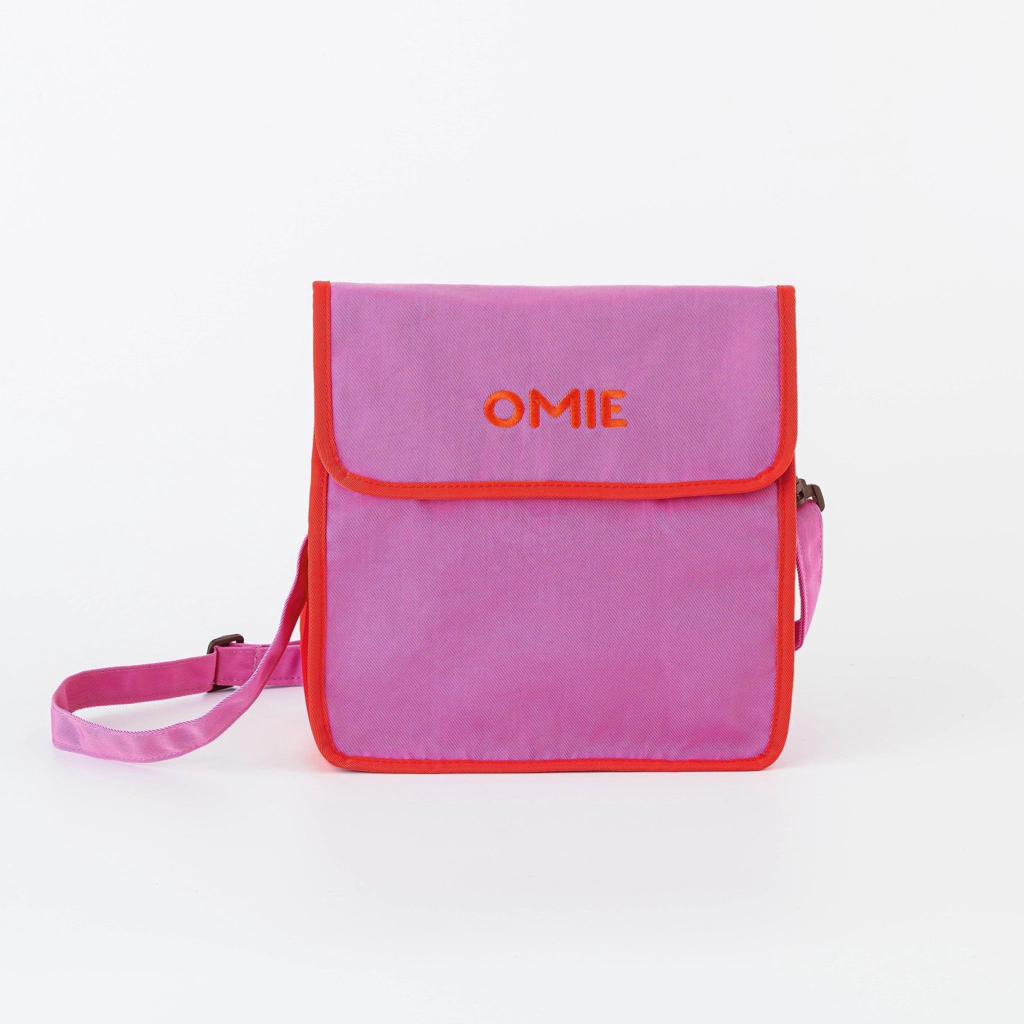 Omie, Tote Bag, Pink, Coated Nylon, Reusable, Spill Resistant