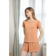 thumbnail image 3 of ebukurty Pajama Sets for Women 2 Piece Cute Short Sleeves Sleepwear, 3 of 6