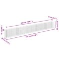 thumbnail image 4 of vidaXL Gabion Raised Bed Galvanised Steel 450x30x60 cm, 4 of 4