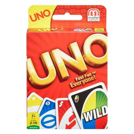 UNO Color & Number Matching Card Game, Customizable Family Fun, 2-10 Players Ages 7+