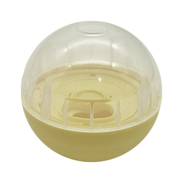 SLYNSHome Interactive Dog Toys Ball for Indoor,Puppy Food Feeders Toys to Keep Pet Busy and Enrichment for Cat Puppies Kitty Pet Supplies - Yellow