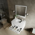 thumbnail image 4 of Castor 36 in W White Single Bath Vanity White Quartz Top and 34 in Mirror, 4 of 10