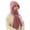 Pink, variant on ievspot Women Winter Hat with Integrated Scarf Thick Warm Knitted Full Protection Outdoor Travel Cold Weather Cap