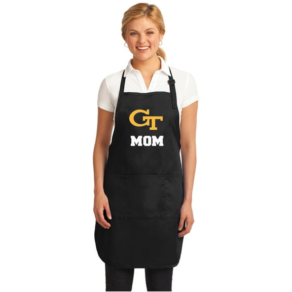 Georgia Tech Mom Apron DELUXE GA Tech Mom APRONS