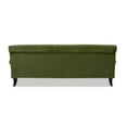 thumbnail image 4 of Jennifer Taylor Home Alana 88" Lawson Living Room Three-Cushion Tightback Sofa Couch with Metal Casters, Olive Green, 4 of 9