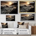 thumbnail image 4 of Designart "Sunlit Waves Beach Photo VII" Nautical & Beach Floater Framed Wall Decor, 4 of 7