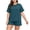 Army Green, variant on Plus Size Women Pjs Set Short and Short Sleeve Shirts Sleepwear Summer Soft Pajamas Lounge Sets