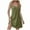 Army Green, variant on Full Slips Dress for Women summer Solid color dress Spaghetti Strap Sleeveless tank V Neck Under Dress Camisole Mini Slip Dress with pockets