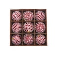 thumbnail image 2 of Adornos de bolas navideñas BLESIY 9 piezas Rojo, 2 of 8