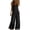 Black, variant on Sexlip Women's Jumpsuit Summer loose fit relaxed fit button waist button detail with pockets casual soft fabric Green S