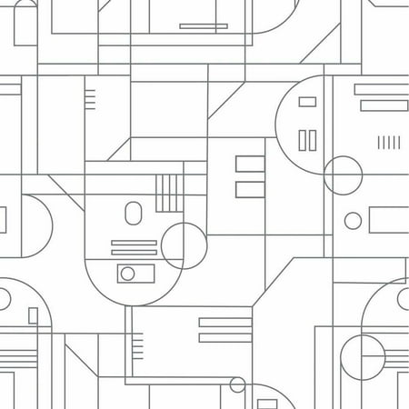 Star Wars R2D2 Geometric Peel and Stick Wallpaper