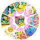 thumbnail image 3 of Caja de pañuelos sorpresa para bebé, juguetes suaves Montessori, juego de juguetes interactivos con bolsas de frijoles, papel arrugado, espejo, juguetes de aprendizaje temprano, habilidades motoras fi, 3 of 5
