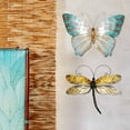 thumbnail image 6 of Eangee Home Design Butterfly Wall Decor Pearl And Soft Aqua, Capiz and Metal, Indoor / Outdoor Safe, 18x1x13 Inches, 6 of 6