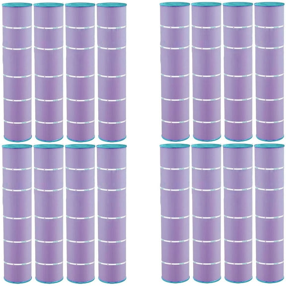 Hurricane 16 Pack HF7482-04P Platinum Purple Spa Filter Cartridge Replacement