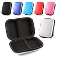 thumbnail image 6 of Multifunction Cable Organizer Pouch Case Carry Earphone Bag 2.5" External HDD SSD Box Storage Box Hard Drive Disk Case BLACK, 6 of 8