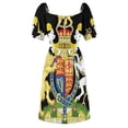 thumbnail image 5 of UK royal coat of arms Sleeveless Dress women's summer clothing 2024 prom clothes, 5 of 6