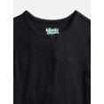 thumbnail image 2 of Wonder Nation Girls Baby Tee with Short Sleeves, Sizes 4-10, 2 of 3