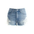 thumbnail image 5 of Jessica Simpson Women's Ginger Crochet High Rise Shorts, Sizes 2-16, 5 of 5