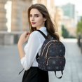 thumbnail image 6 of FORMRS Mini Backpack Purse for Women Quilted Travel Daypack Casual Shoulder Bag, Starry Night Pattern, 6 of 7