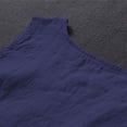 thumbnail image 3 of POIUYTR Women Cotton Linen Tank Tops Summer Scoop Neck Sleeveless Shirts Casual Loose Solid Color Camisole, 3 of 6