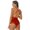 Red, variant on Aislor Womens Sparkling Sequins Fringed Cross Back Latin Jazz Salsa Dress Leotard Bodysuit