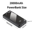 thumbnail image 6 of 20000Mah PD 22.5W Super Fast Charging Power Bank, Portable Charger with LED Power Display, Outdoor Emergency Backup Battery Pack, Usb/Type-C/Micro Interfaces, Suitable for Iphone, Android, 6 of 11