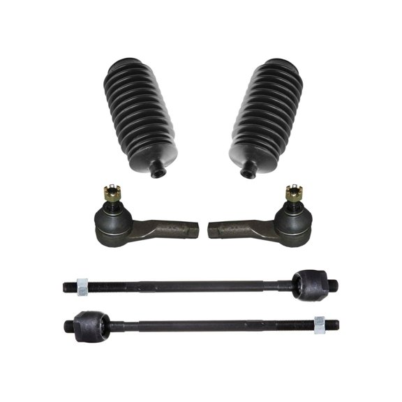 6 Pc Rack & Pinion Bellow Boots Inner Outer Tie Rod Ends Front Steering Kit Fits select: 1995-1999 NISSAN MAXIMA, 1996-1999 INFINITI I30