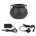 thumbnail image 2 of Halloween Witch Cauldron with Mist Maker Fogger 12 LED Light Color Change Pond Fogger Misting Cauldron Halloween Decor Fog Machine for Holiday Party(Black), 2 of 8
