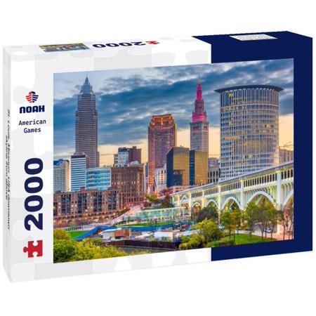 Noah Jigsaw Puzzle St. Louis, Missouri, USA downtown skyline from above 2000 pieces
