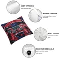 thumbnail image 6 of BANET Throw Set of 2, Decorative For Home , Headphones , Music Themed Controller Cushion Covers, Black Red 20x20in, 6 of 7