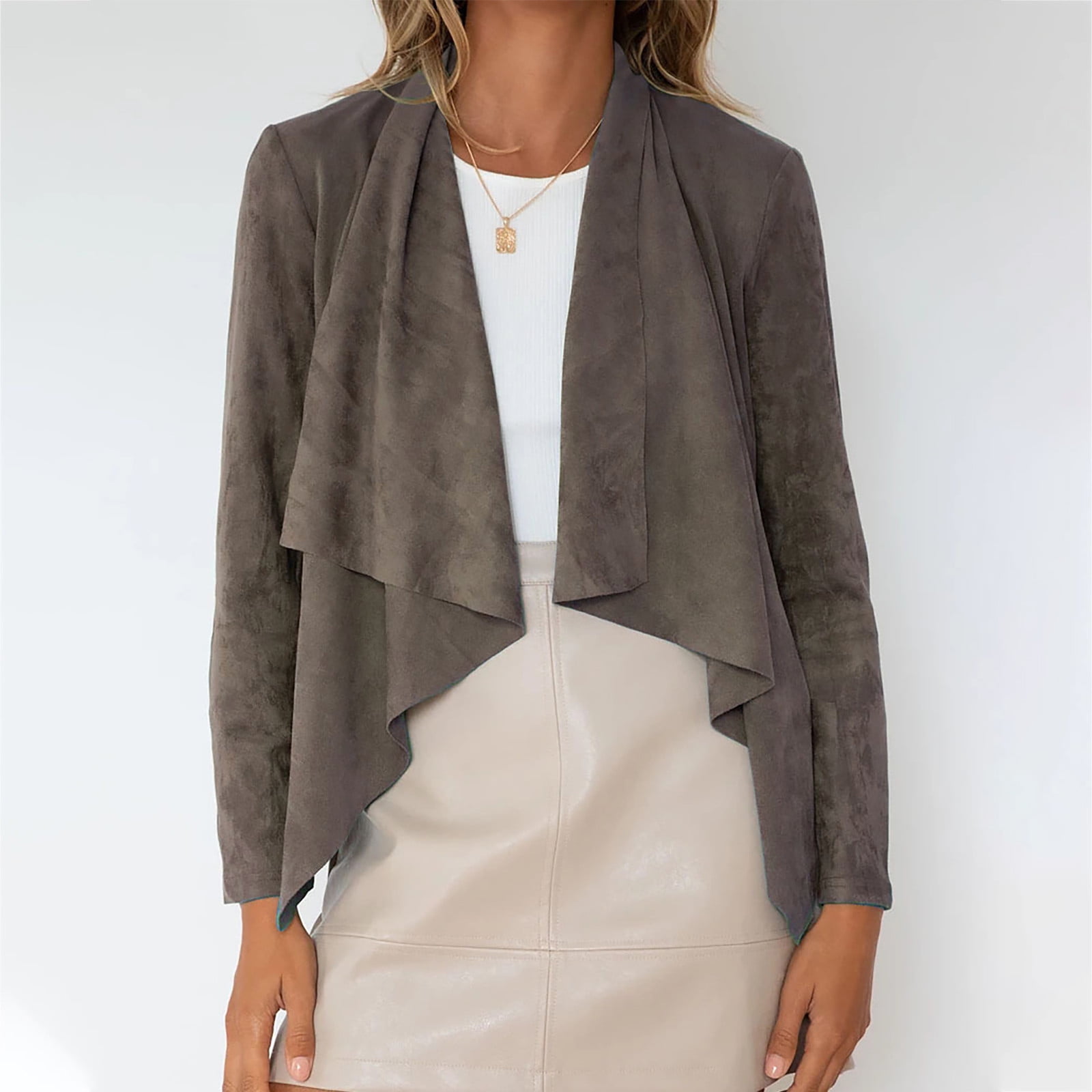 symoid Womens Coats & Jackets Button Long Sleeve Tops Blouse Shirt