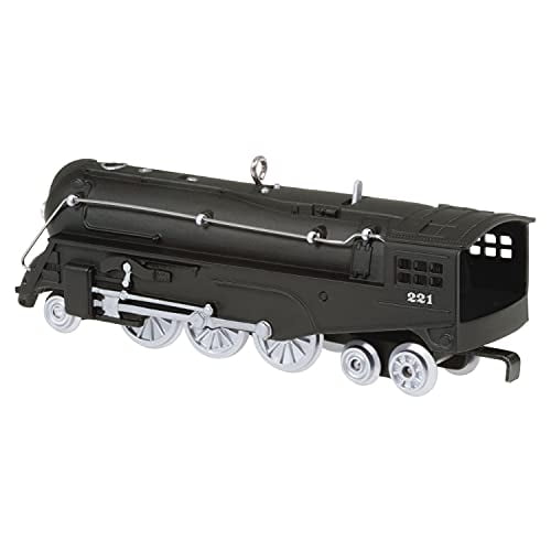 Ornamento navideño de recuerdo de Hallmark 2021, Lionel Trains 221 New York Central Empire State Hallmark Keepsake Hallmark Keepsake