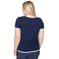 thumbnail image 2 of Alfred Dunner Womens Pearl Anchor Graphic Tee, 2 of 4