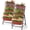 Brown (23"d X 26"w X 45"h) X 2pcs, variant on 4FT Vertical Garden Bed, 5 Tiers Raised Garden Planter, 25.6 * 26 * 48Inch with 4 Hooks & 4 Wheels, Vegetable Flower Stand for Garden Patio Yard, Black