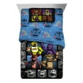 thumbnail image 5 of Five Nights at Freddy's Kids 4 Piece Black Blue Reversible Comforter, Bed in a Bag, Twin, 5 of 7